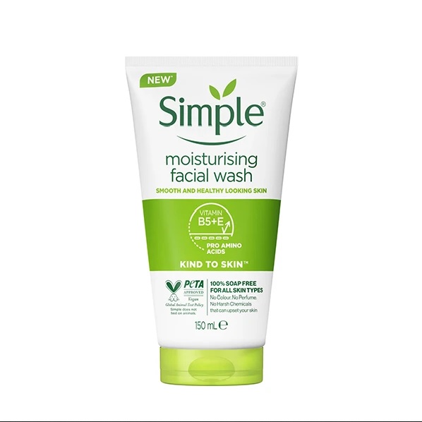 ژل شستشو و مرطوب کننده سیمپل مدل Moisturising