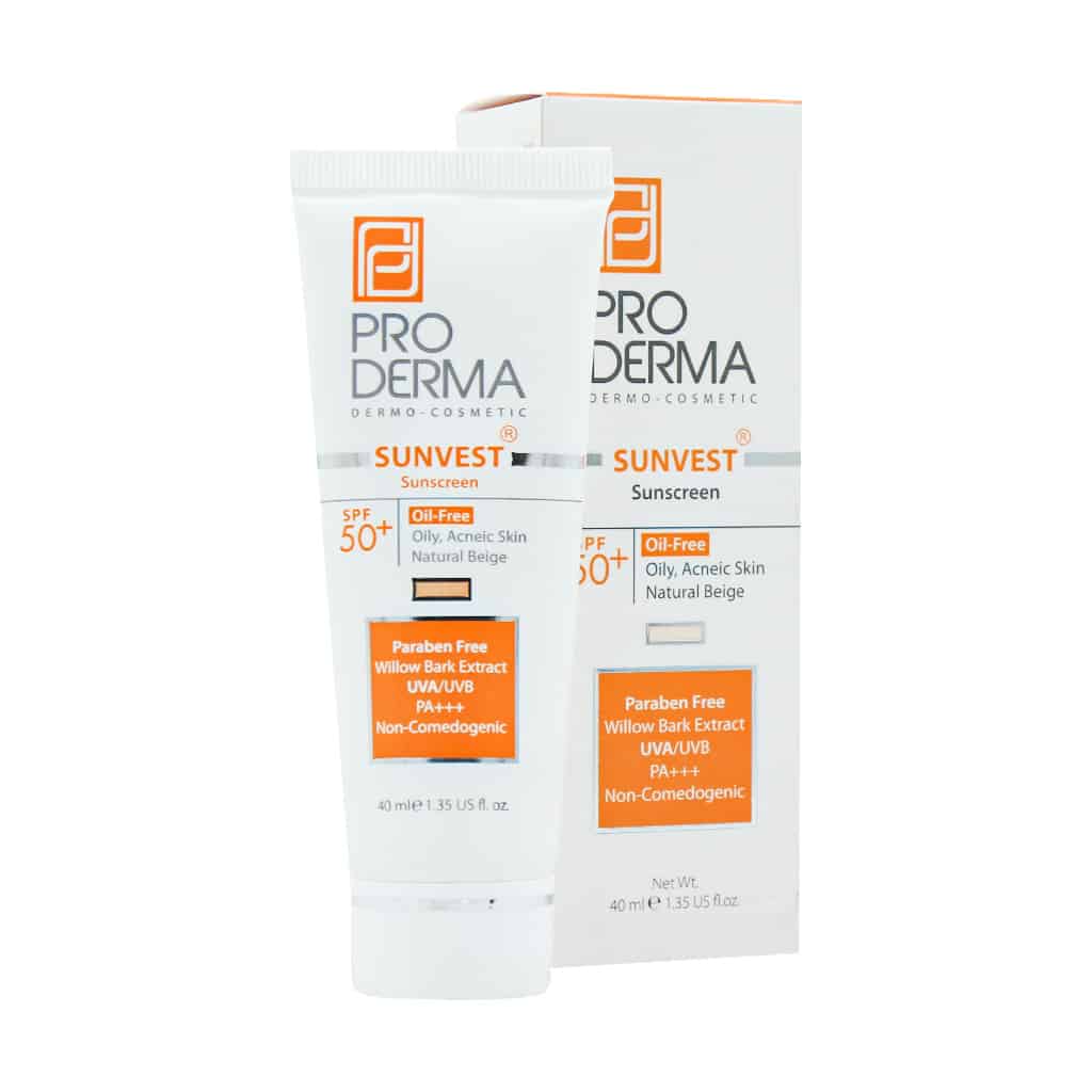 کرم ضد آفتاب پرودرما SPF50 بژ طبیعی