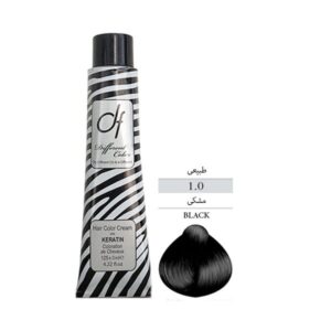 رنگ مو دیفرنت شماره 1.0 رنگ مشکی حجم 125ml