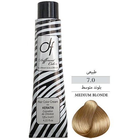 رنگ مو دیفرنت شماره 7.0