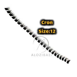 مژه ریسه ای مدل کرون سایز 12