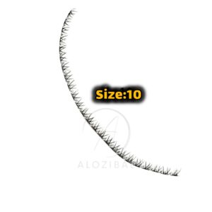 مژه ریسه ای مدل فیشر سایز 10