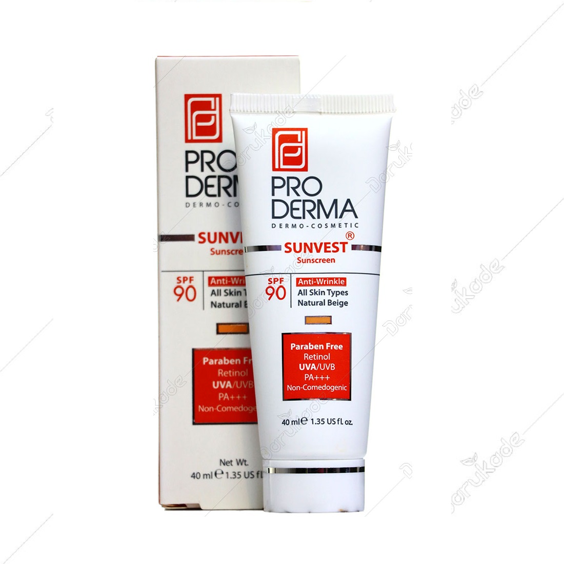 کرم ضد آفتاب و ضد چروک پرودرما SPF90